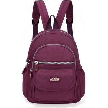 Mini Rucksack Damen & Mädchen, 7L, Violett, Leicht & Geräumig