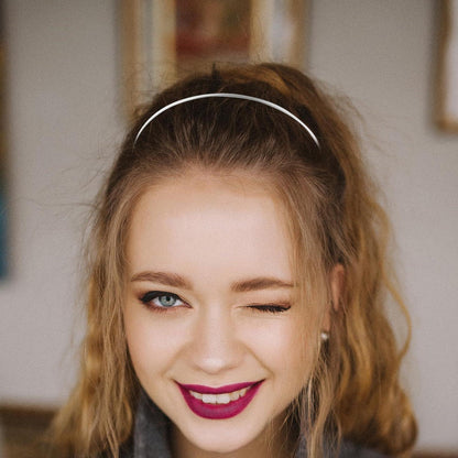 Stirnbänder Metall Haarband Haarreif DIY Zubehör Haar Hoop 3mm 10