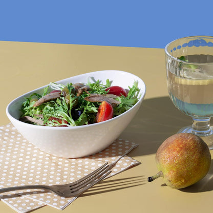 Müslischale Porzellan 475ml 6er Set Dessertsalatschüssel Suppenteller