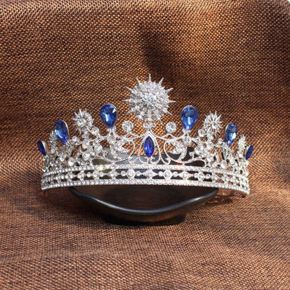 Strass Diadem Hochzeit Krone Tiara Braut Haarreifen