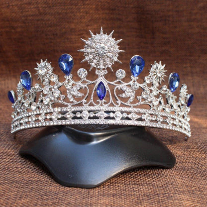 Strass Tiara Hochzeit Krone Braut Haarreifen Diamant Strass Diadem