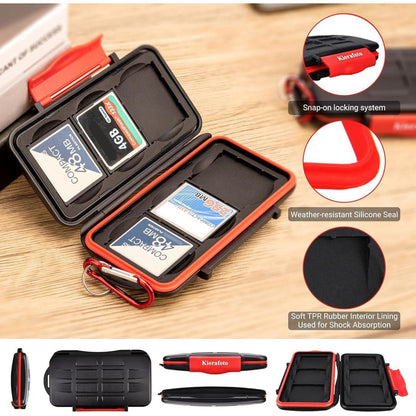 CF Speicherkartenhalter IPX5 Wasserdicht mit Karabiner