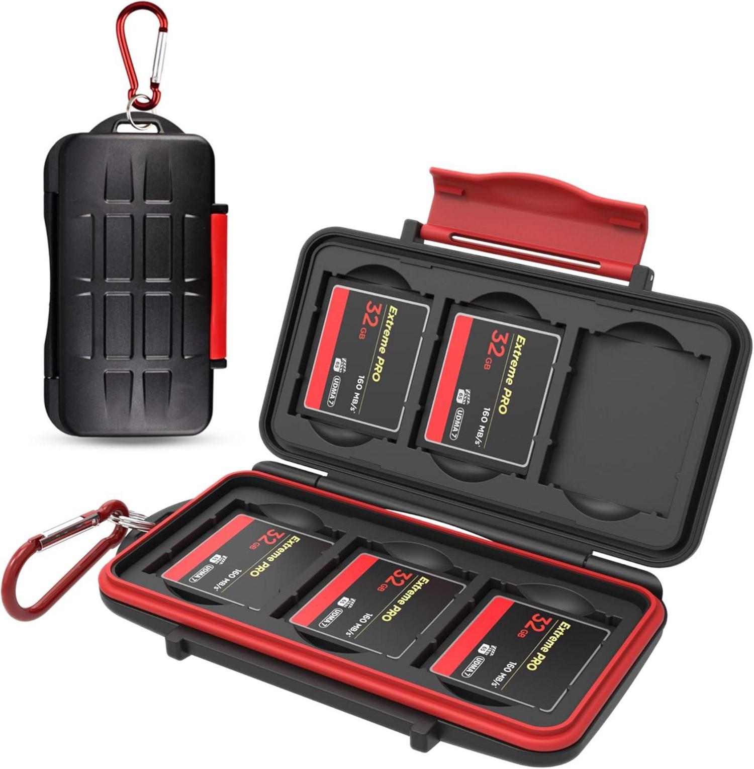CF Speicherkartenhalter Aufbewahrung Wasserfest Anti-Schock-Halter