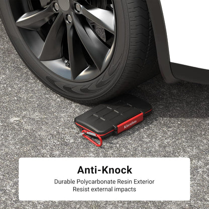 Speicherkarten Aufbewahrung CF Wasserdicht Anti-Schock mit Karabiner