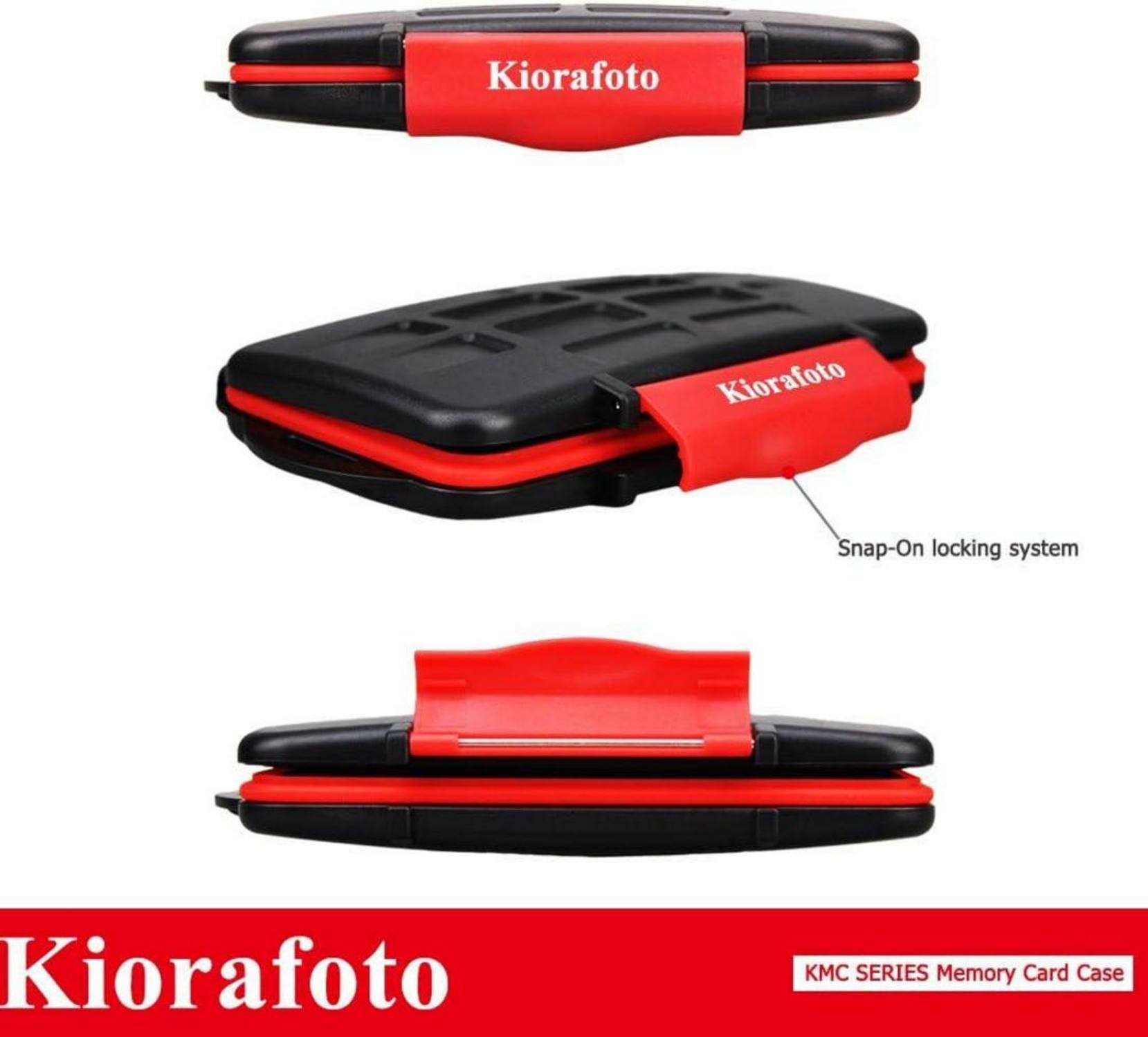 Kiorafoto CF x 6 Speicherkarten Aufbewahrung Waterproof Anti-Schock-Halter CF Compact Flash Speicherkartenhalter