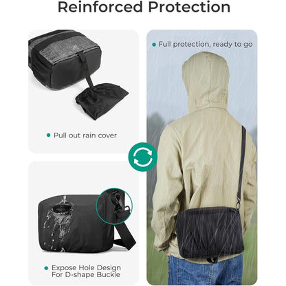 Kameratasche DSLR SLR Spiegelreflex Fototasche Zubehör Grau