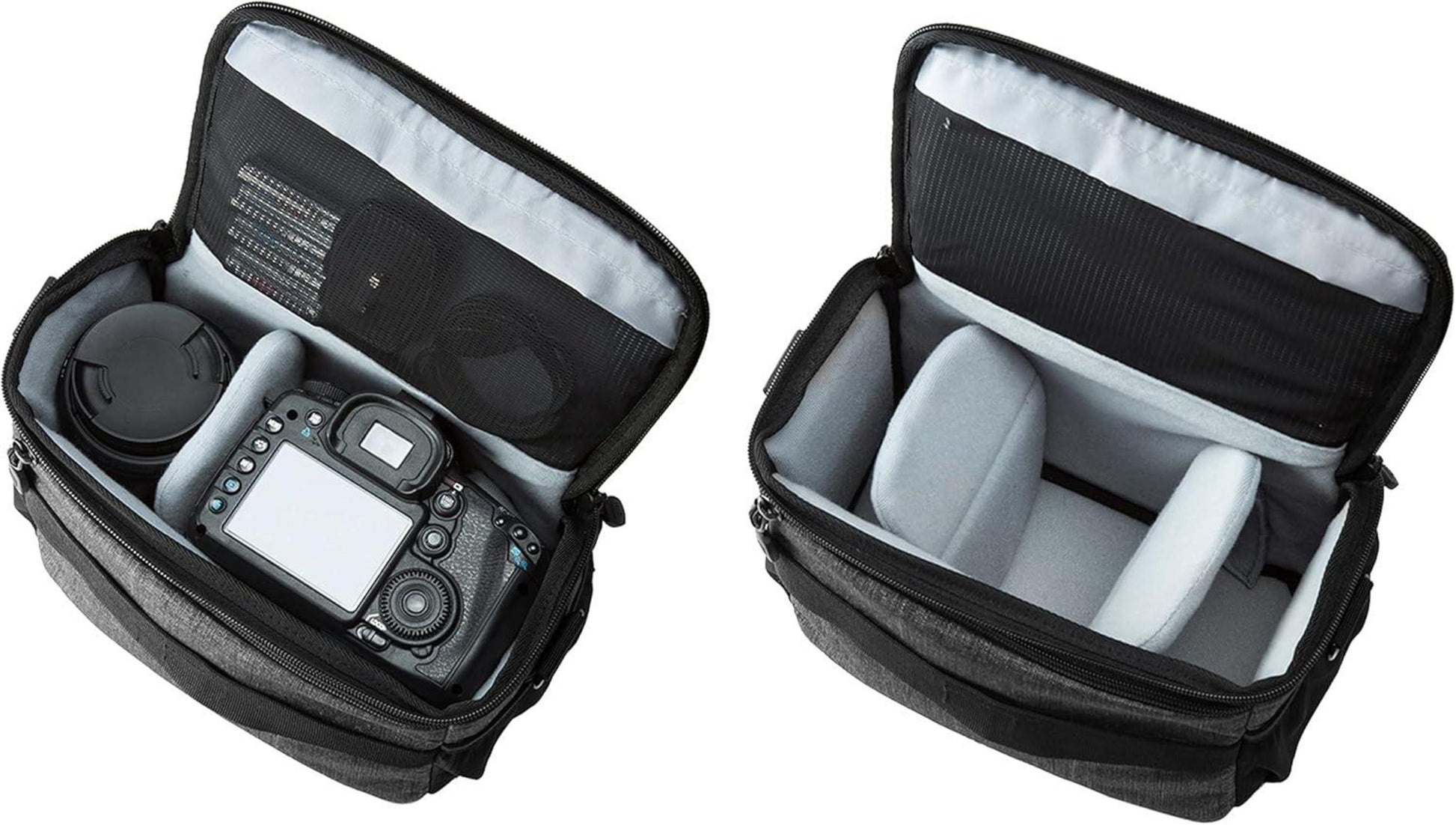 Kameratasche DSLR SLR Fototasche mit Zubehör und Regenschutzhülle