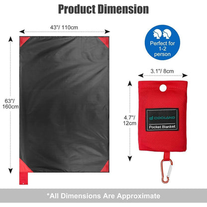 Picknickdecke Strandtuch 110x160cm Sandabweisend Ultraleicht