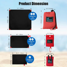 Picknickdecke Strandtuch 110x160cm Sandabweisend Ultraleicht