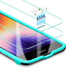 ESR Panzerglas Schutzfolie iPhone SE Display 2er Pack 2022/2020/8/7