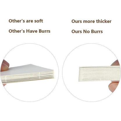 Kraftpapier Geschenkanhänger 9,5 x 4,5 cm 100 Stück mit