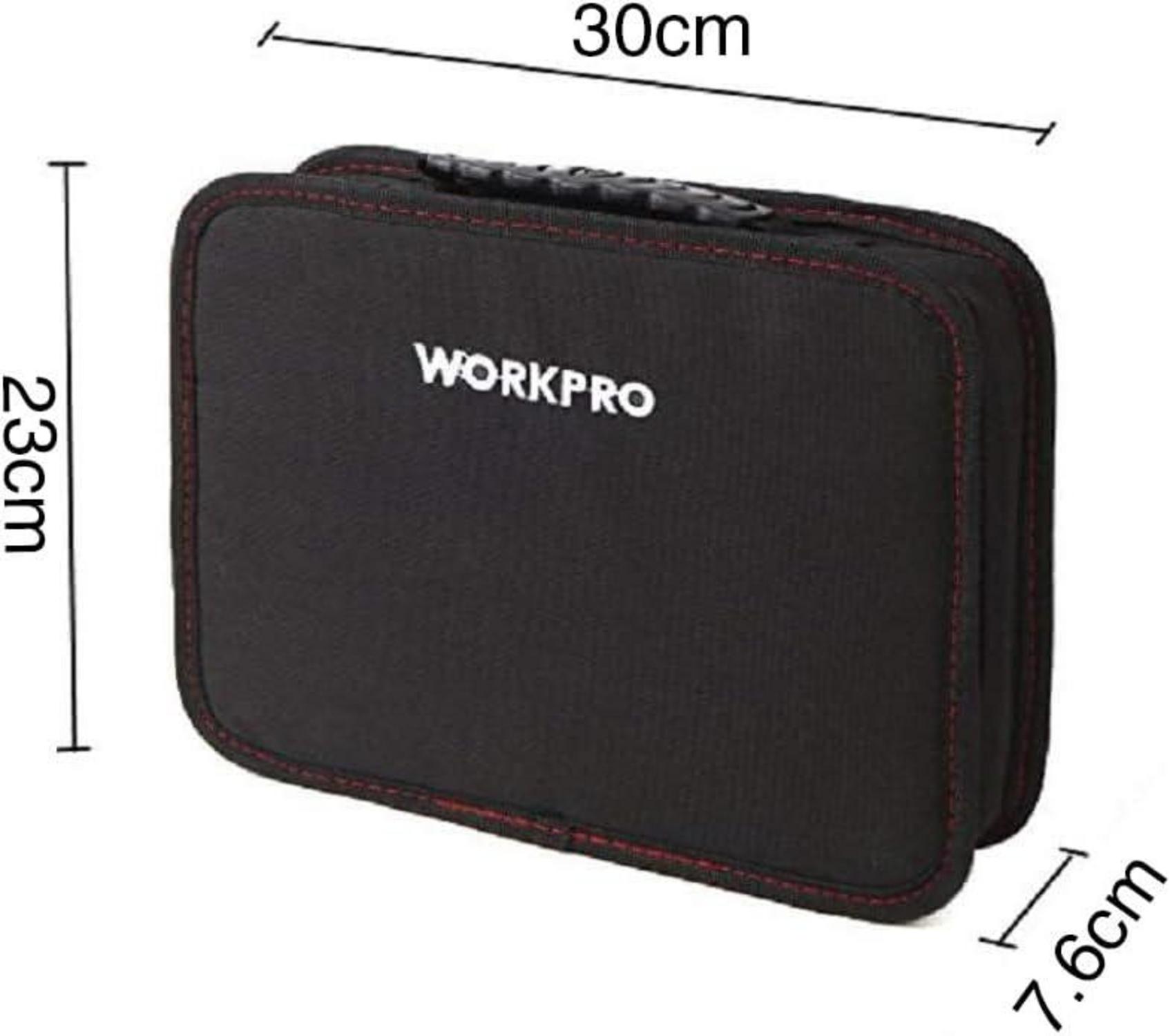 WORKPRO 100-teiliges Werkzeugset für Heimarbeit und Reparatur