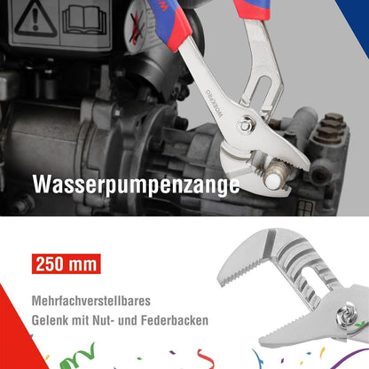 WORKPRO Zangen Set 5-teilig Chrom-Vanadium-Stahl