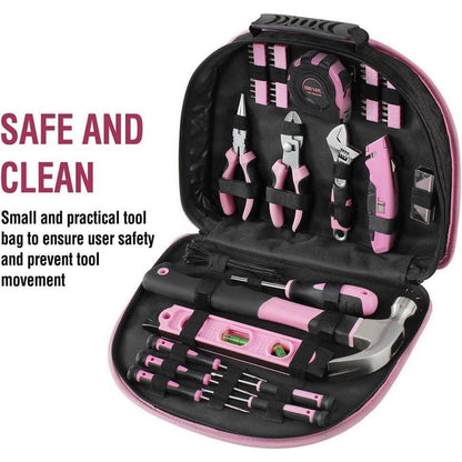 WORKPRO Pink Werkzeugset 103-teilig mit Tasche - Ideal für