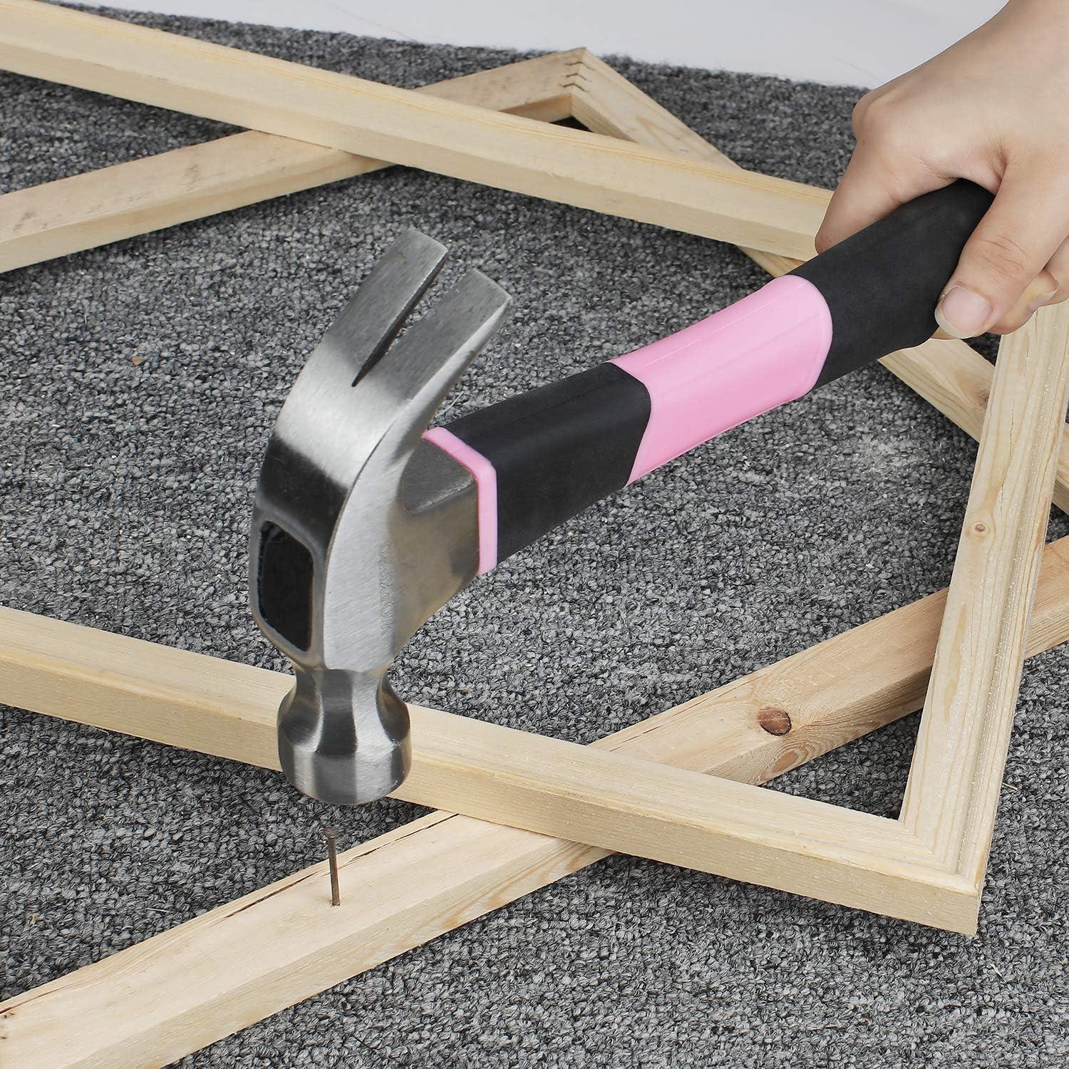 WORKPRO 103-teiliges Werkzeugset in Rosa mit Tasche - Ideal für DIY und Reparaturarbeiten