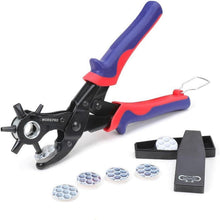 Revolverlochzange Gürtel Leder Puncher 255 MM 6 Größen