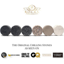 Handgefertigte Premium Whiskey Steine aus Granit 6 Stück