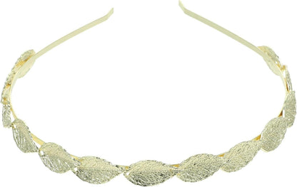 Goldenes Blätter Haarband Haarreif Stirnband Braut Haarschmuck