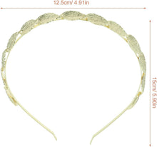 Haarband Goldene Blätter Stirnband Haarreif elegantes Design