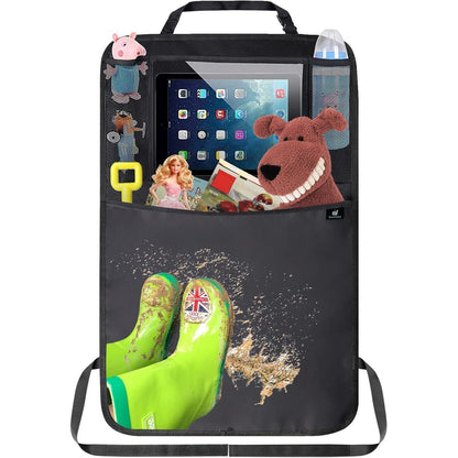 Rückenlehnenschutz Auto Kinder Organizer Wasserdicht Schwarz