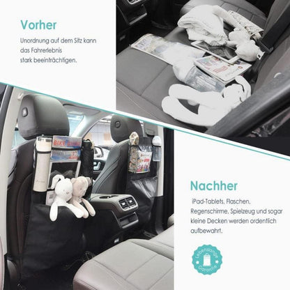 Rückenlehnenschutz Auto Organizer Wasserdichtes Schutz Schwarz