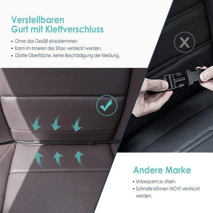 Rückenlehnenschutz Auto Organizer Schwarz wasserdicht mit großer Tasche