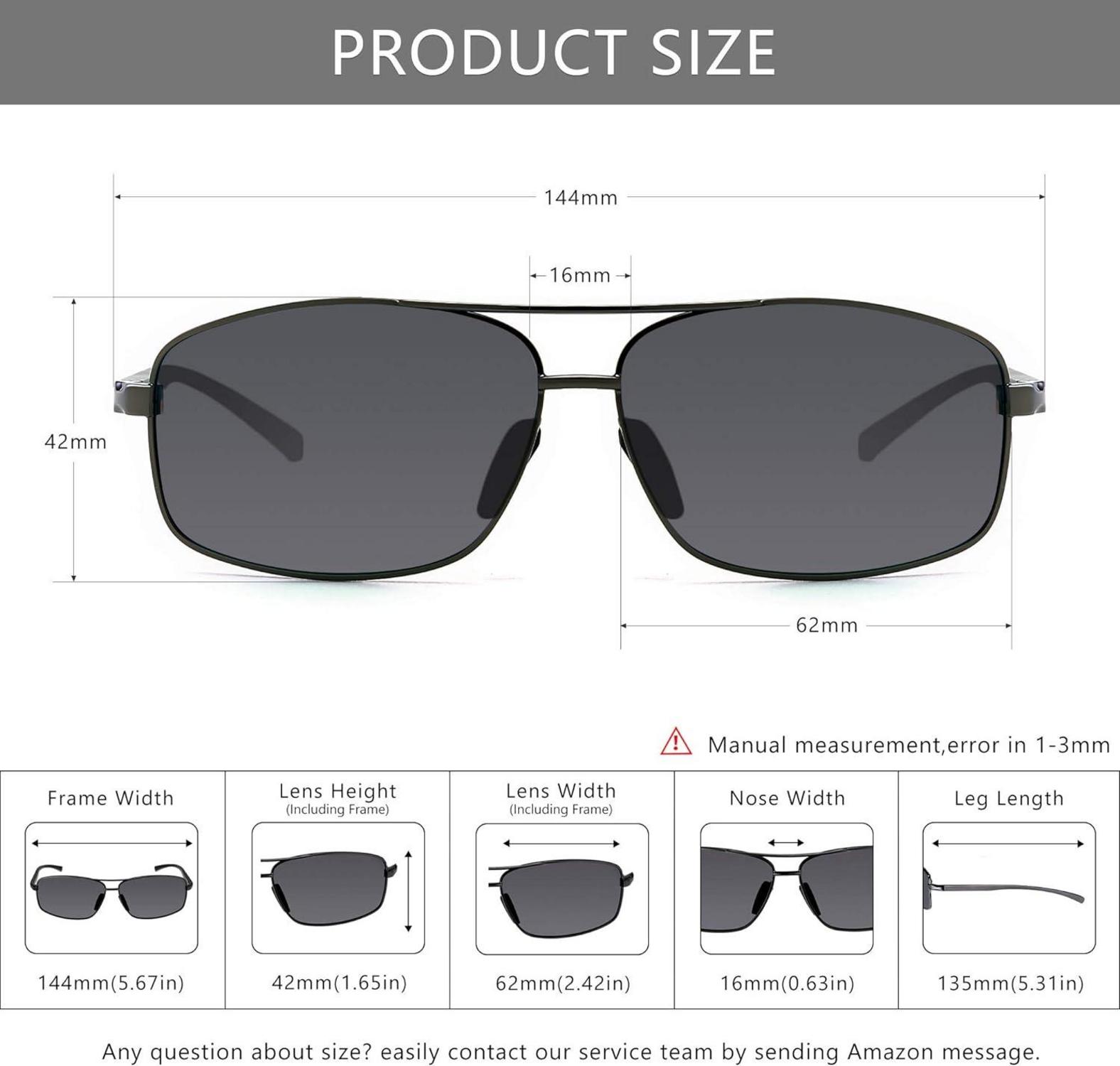 Ultraleichte Polarisierte Herren Sonnenbrille UV400 Schutz CAT 3