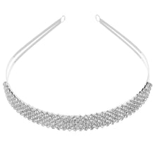 Kristall Diadem Haarband Strass Brautschmuck Hochzeit Stirnband