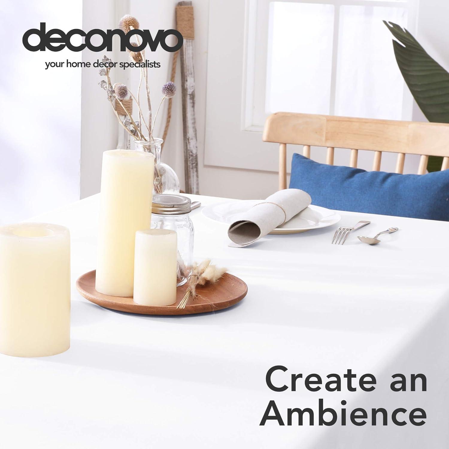 Wasserabweisende Tischdecke Lotuseffekt 130x280 cm