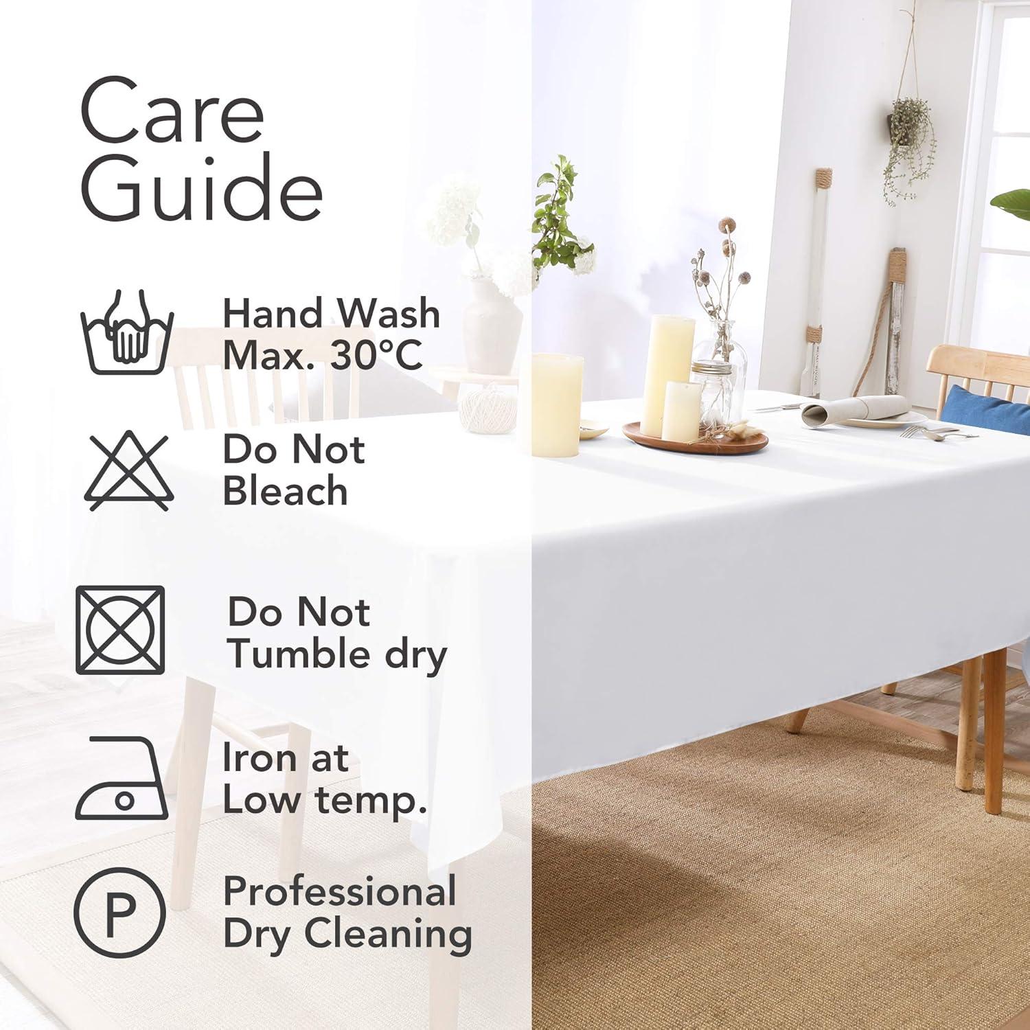 Tischdecke Wasserabweisend Lotuseffekt Tischtuch 130x280 cm