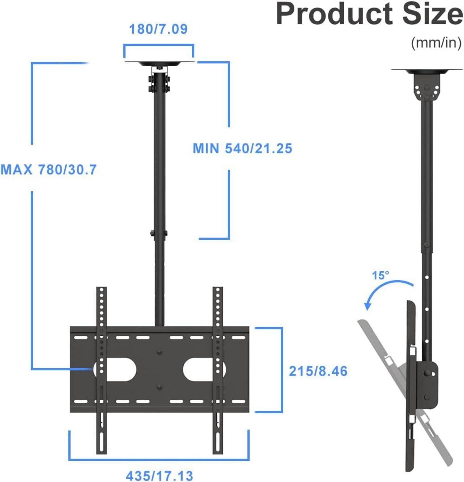 TV Deckenhalterung für 26-65 Zoll LCD LED Plasma Flachbildschirme