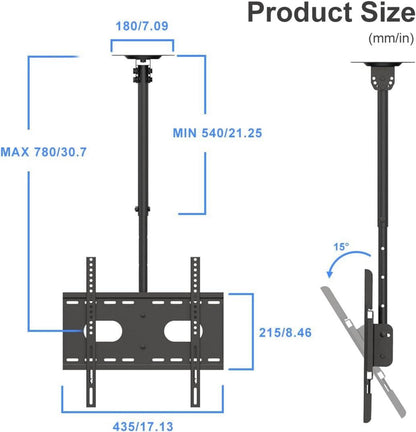 TV Deckenhalterung für 26-65 Zoll LCD LED Plasma Flachbildschirme