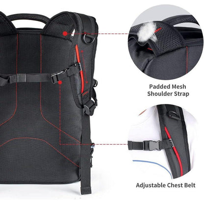 Fotorucksack wasserdicht mit Laptopfach für Canon Nikon Sony