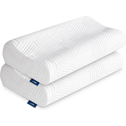 LAMB Memory Foam Nackenstützkissen Höhenverstellbar 50D