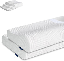 Memory Foam Kissen Höhenverstellbar Nackenstützkissen 2er Pack