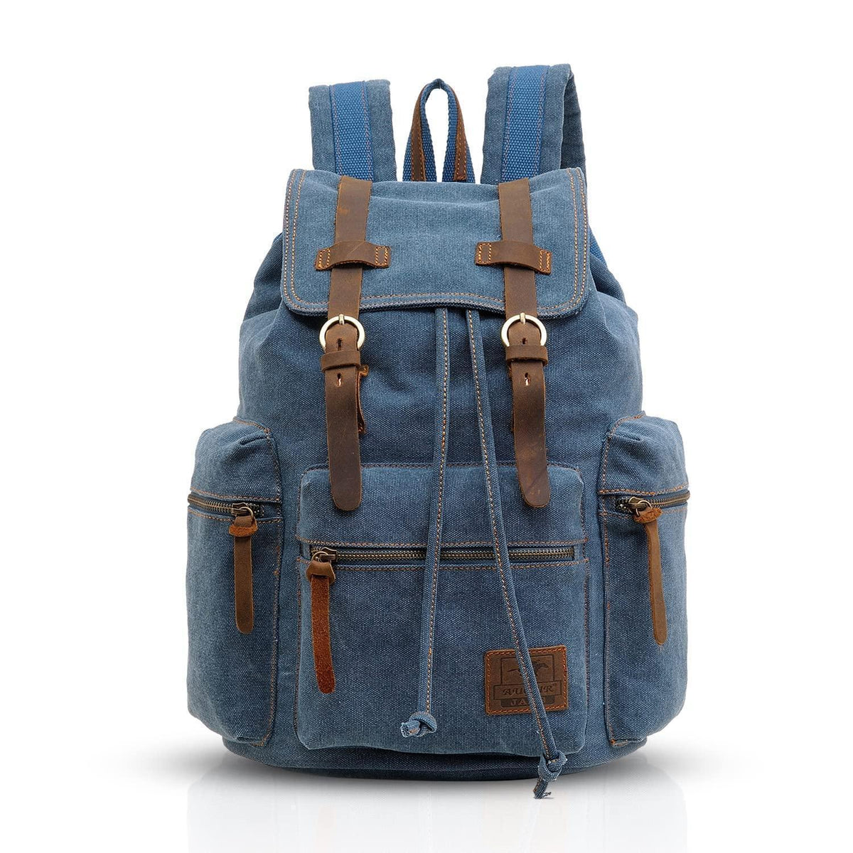 Vintage Canvas Rucksack – Daypack für Laptop, Schule & Reisen