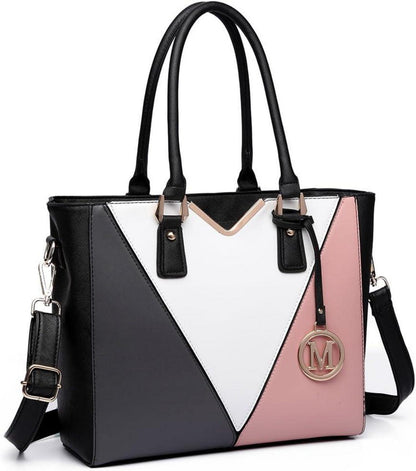 V-förmige Handtasche Damen Aktentasche Shopper Synthetik ledertasche