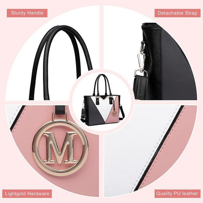 V-förmige Handtasche Damen Aktentasche Shopper Synthetik ledertasche