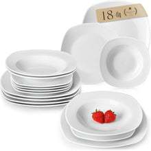 MALACASA Elisa 18 TLG. Porzellan Tafelservice Set