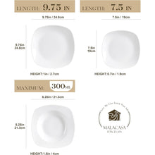 MALACASA Elisa 18 TLG. Porzellan Tafelservice Set