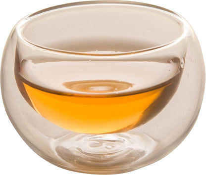 Teekanne Set 600 mL Borosilikatglas Teebereiter + 6 Tea Tassen