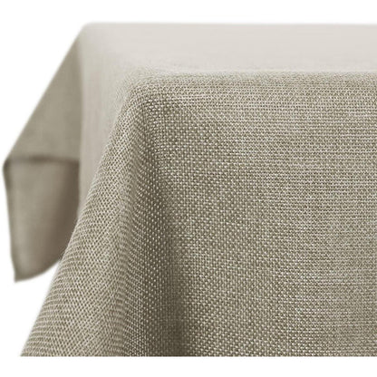 Leinenoptik Tischdecke Outdoor 300x150 cm – Wasserabweisend & Abwaschbar