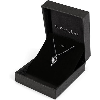 B.Catcher Damen Kette 925 Silber Anhänger Notenschlüssel