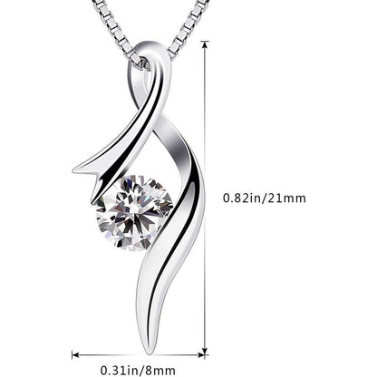 B.Catcher Damen Kette 925 Silber Anhänger Notenschlüssel