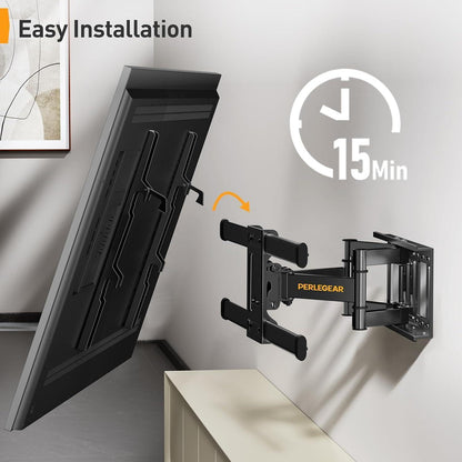 TV Wandhalterung Schwenkbar Neigbar 37-84 Zoll Flach Curved