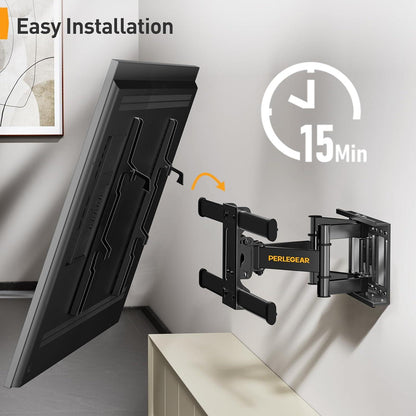 TV Wandhalterung Schwenkbar Neigbar 37-84 Zoll VESA 600x400mm 60kg