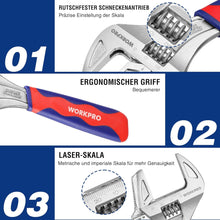 Verstellbarer 2-in-1 Schraubenschlüssel Chrom-Vanadium Stahl
