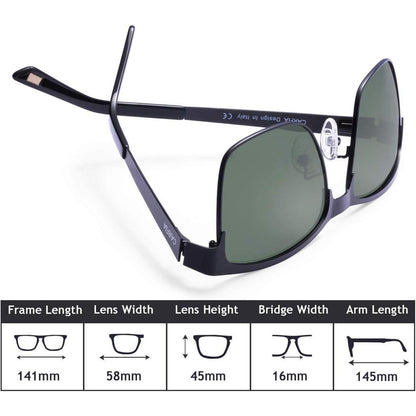 Herren Sonnenbrille Polarisierte Metallrahmen UV400
