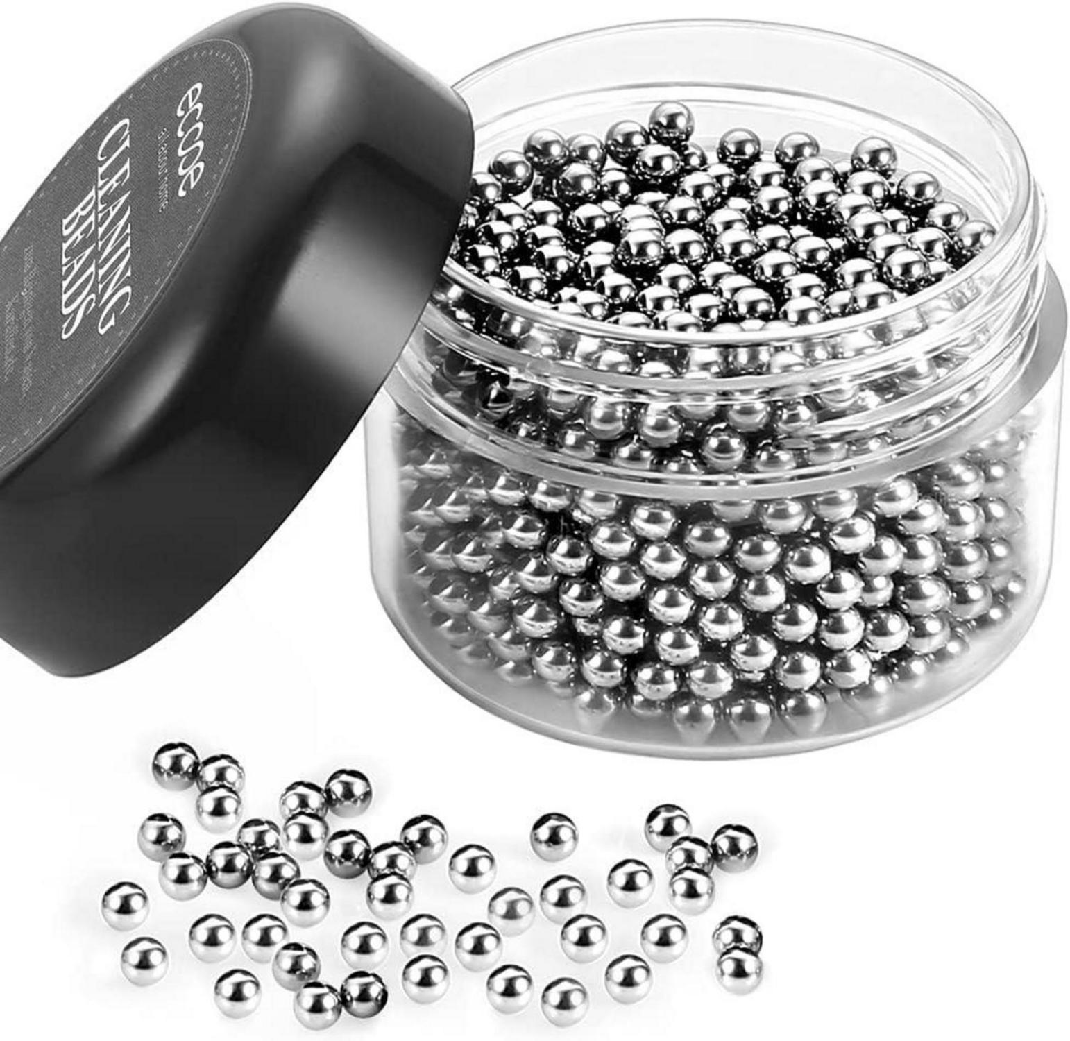 Edelstahl Reinigungskugeln für Flaschen Dekanter Vase