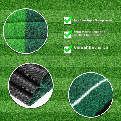 Golf Putting Matte mit automatischer Ballrückgabe